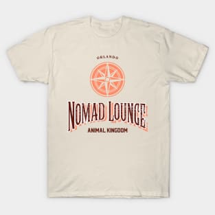 Nomad Lounge Orlando Theme Park Bar and Restaurant T-Shirt
